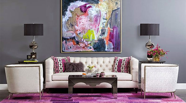 طراحی دکوراسیون منزل با رنگ های شاد