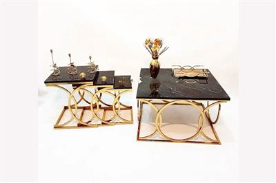 میز جلو مبلی و میز عسلی میز جلو مبلی پایه فلزی کد 714