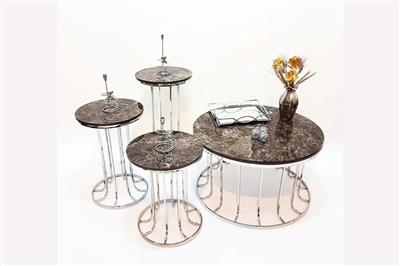 میز جلو مبلی و میز عسلی میز جلو مبلی گرد و عسلی کد 723