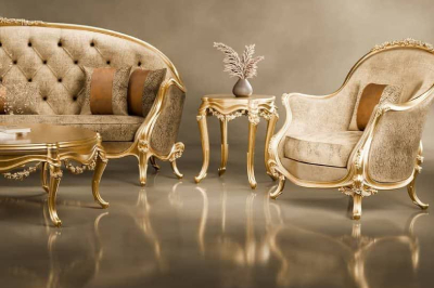 ست کامل مبل کلاسیک 9 نفره درباری