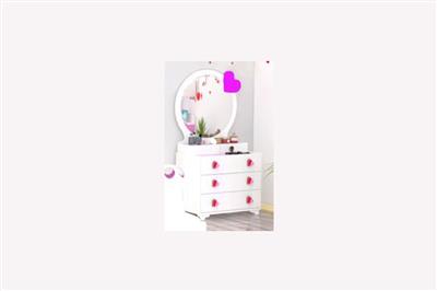 میز آرایش تخت خواب دخترانه 658