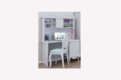 میز تحریر تخت خواب یک نفره دخترانه کد 631
