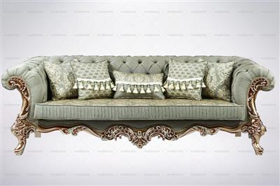 مبل سه نفره چستر مبل کلاسیک لاکچری