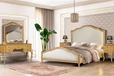 سرویس خواب دو نفره چوبی تیلا