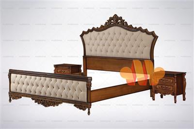 ست سرویس خواب تخت خواب دو نفره بستون