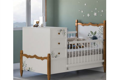 تخت دو منظوره سرویس خواب نوزادی لیلیوم