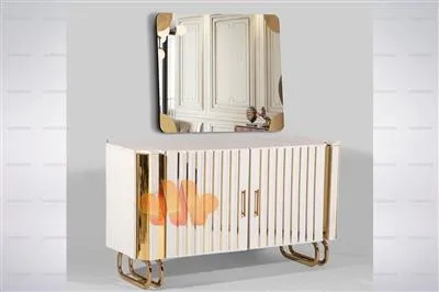 آینه کنسول پایه فلزی سناتور