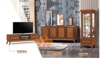 آینه کنسول چوبی کدa700