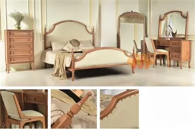 سرویس خواب چوبی دو نفره آنیتا