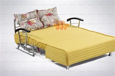 مبل تخت خواب شو طبی دو نفره لوکس دسته فلزی