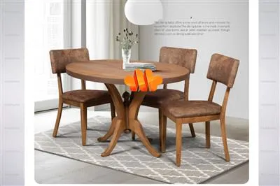 میز ناهار خوری دو نفره بلوط