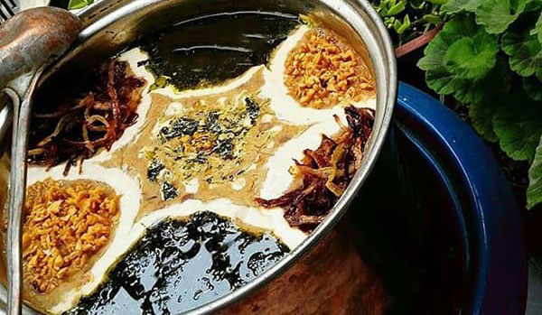 آش بادمجان غذاهای محلی بروجرود