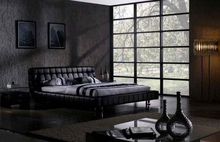  اکسسوری های مشکی تیره برای اتاق خواب