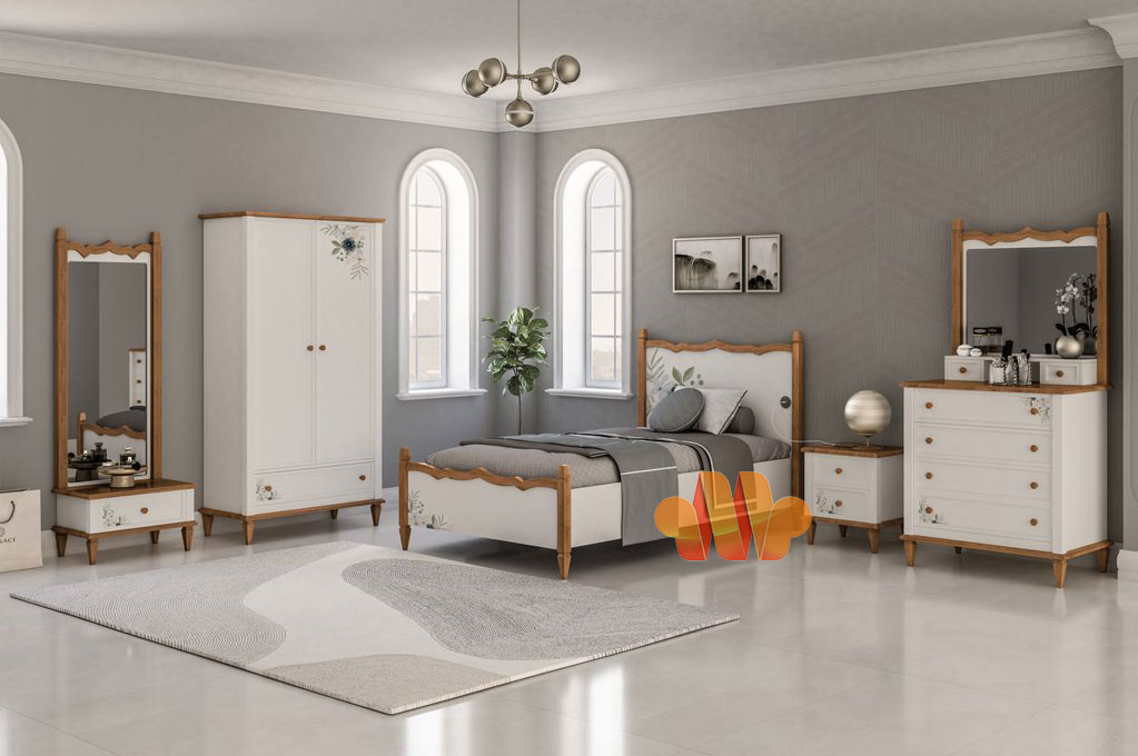 سرویس خواب دخترانه کلاسیک MDF