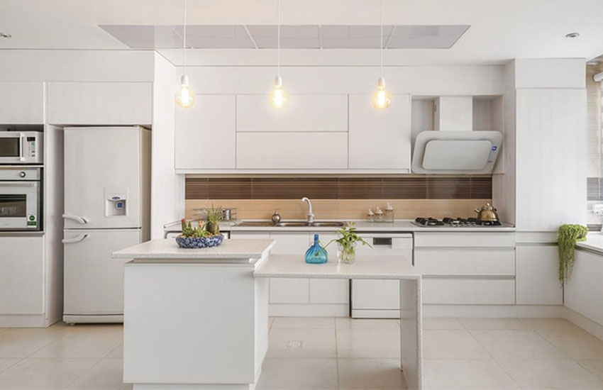  کابینت سفید ام دی اف