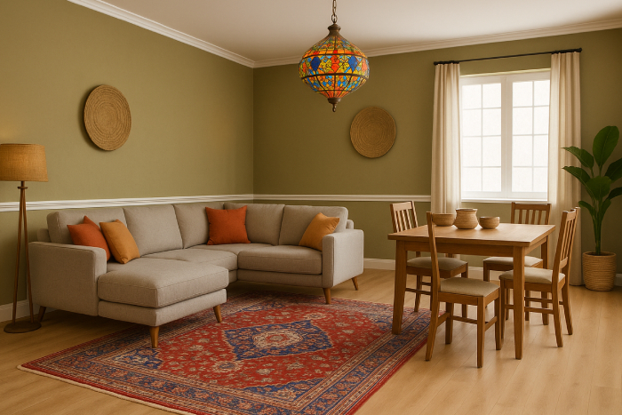 ترکیب رنگ‌ها و الگوهای ایرانی با طراحی معاصر