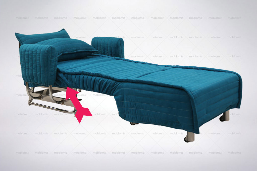 بازکردن مبل تخت خواب شو چزخ دار