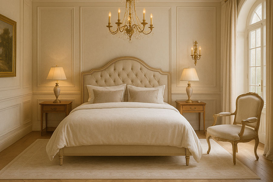 دکوراسیون اتاق نشیمن به سبک نئوکلاسیک