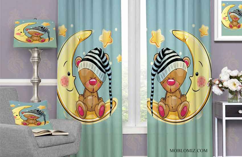 چه پارچه های برای پرده اتاق خواب پسرانه باید بخریم