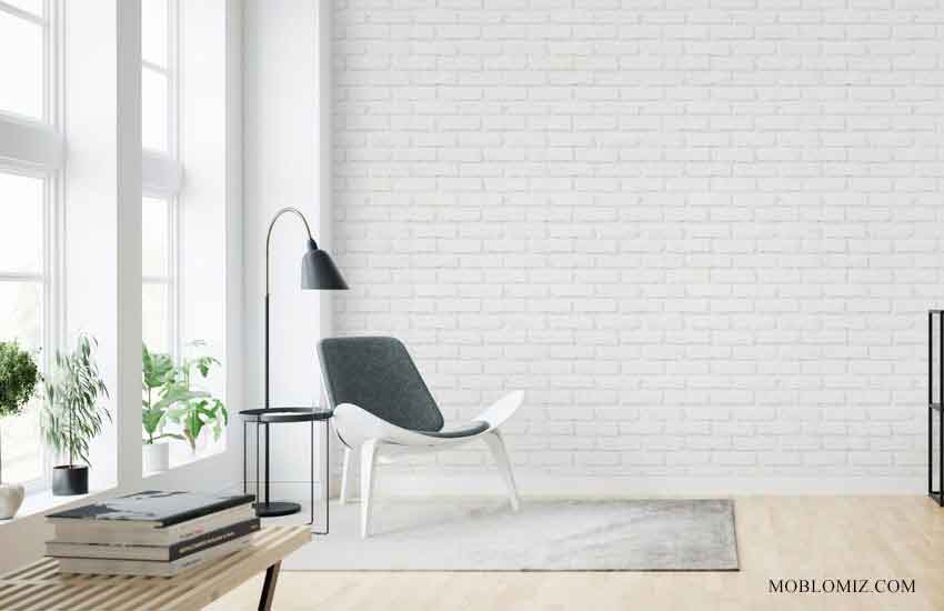 دکوراسیون مدرن و دیوار آجری