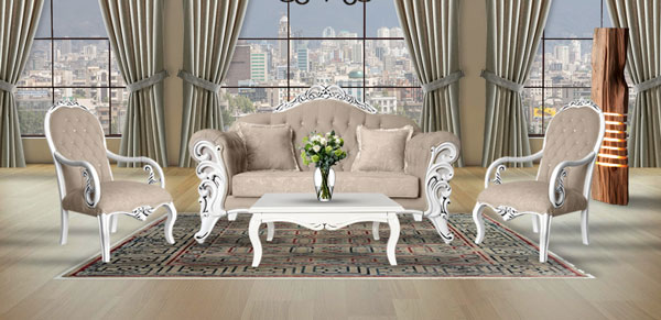 ایده پردازی چیدمان مبل کلاسیک