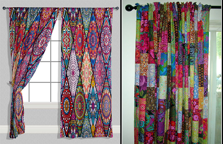 پرده چهل تیکه و دکوراسیون های سنتی