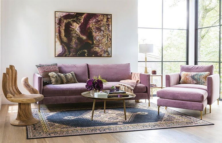 رنگ آمیزی شاد با یک تم رنگی