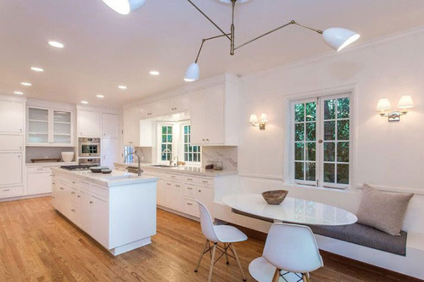  آشپزخانه در منزل دی کاپریو