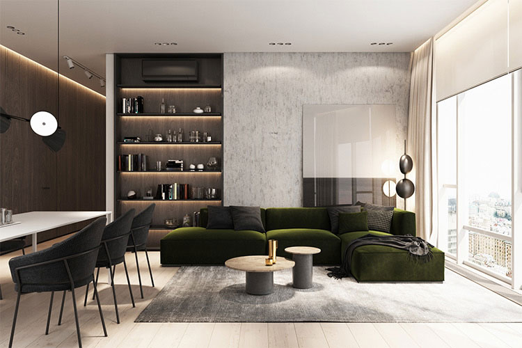 طراحی مدرن با مبلمان مدرن