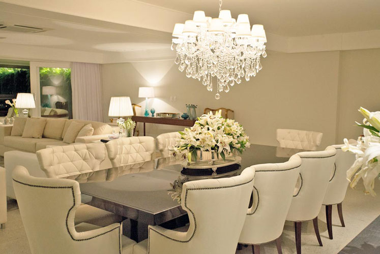 دکوراسیون میز نهار خوری با سبکی ساده