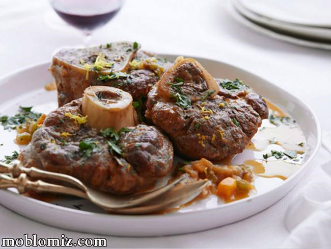 مواد مورد نیاز برای پخت اوسوبوکو