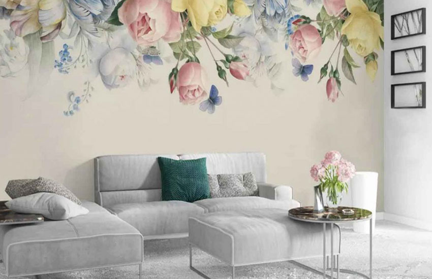 کاغذ دیواری سه بعدی طرحدار