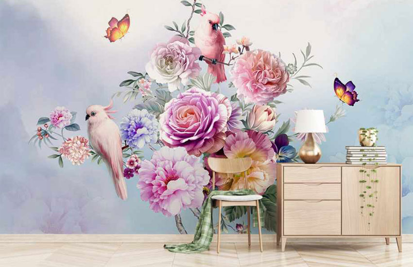 طرح های پوستر سه بعدی برای اتاق خواب